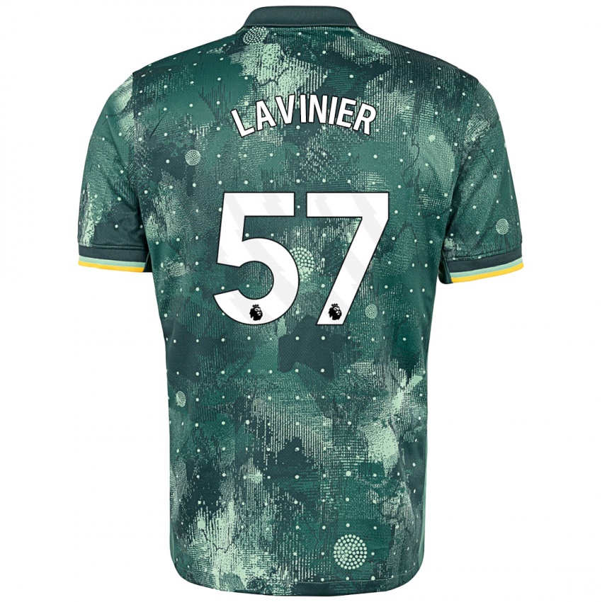 Criança Camisola Marcel Lavinier #57 Verde Menta Terceiro 2024/25 Camisa Brasil