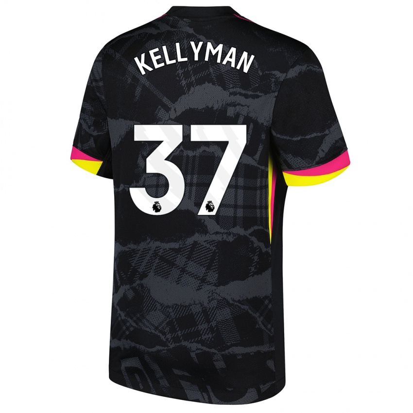 Criança Camisola Omari Kellyman #37 Rosa Preto Terceiro 2024/25 Camisa Brasil