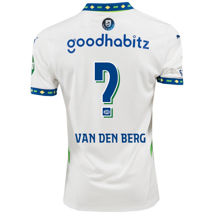 Criança Camisola Joel Van Den Berg #0 Branco Azul Escuro Terceiro 2024/25 Camisa Brasil