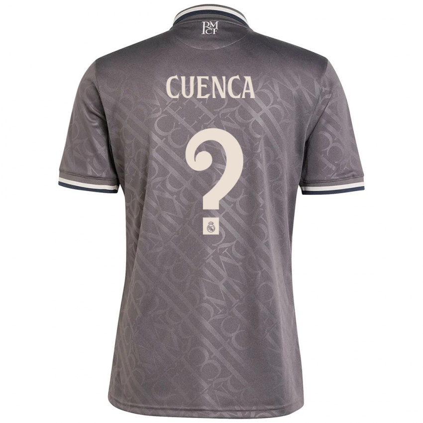 Criança Camisola David Cuenca #0 Carvão Terceiro 2024/25 Camisa Brasil