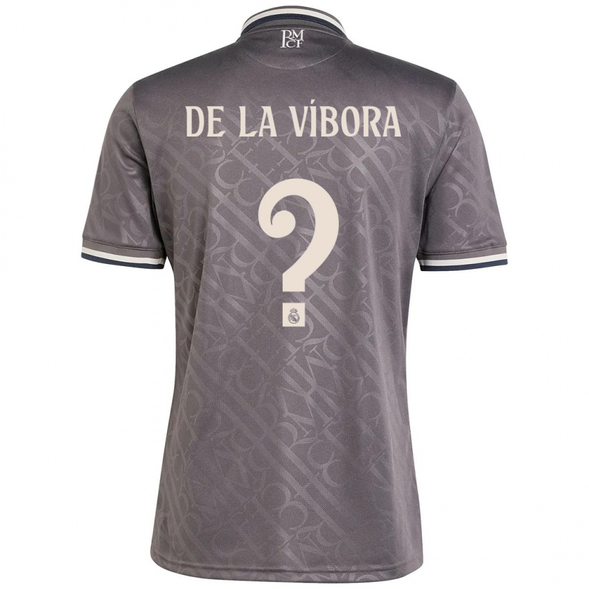 Criança Camisola David De La Víbora #0 Carvão Terceiro 2024/25 Camisa Brasil