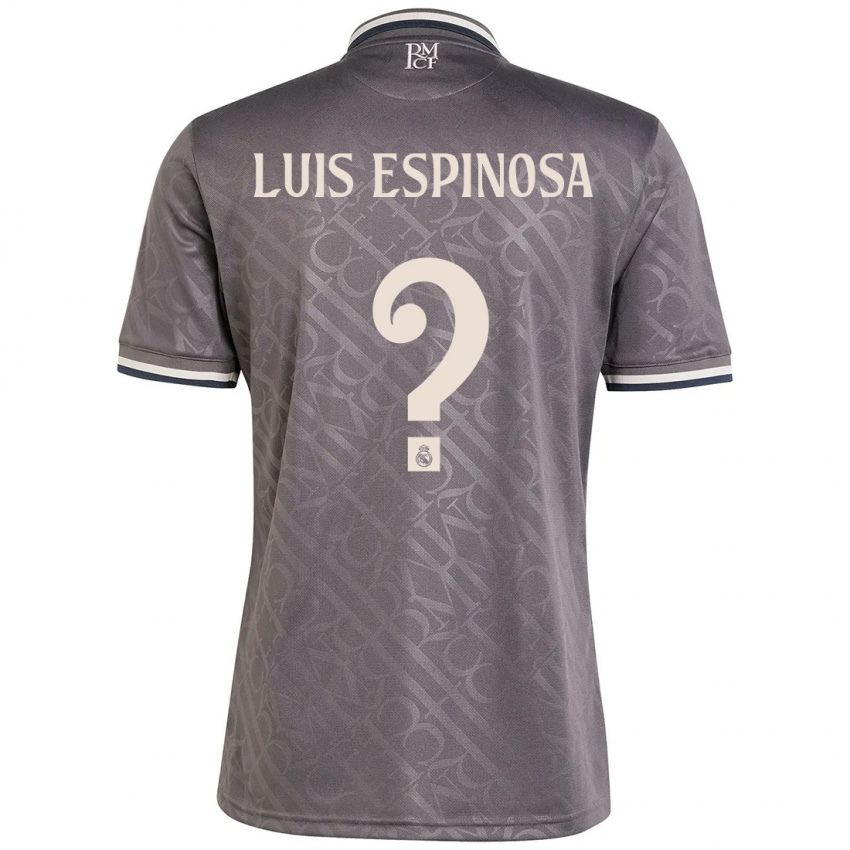 Criança Camisola José Luis Espinosa #0 Carvão Terceiro 2024/25 Camisa Brasil