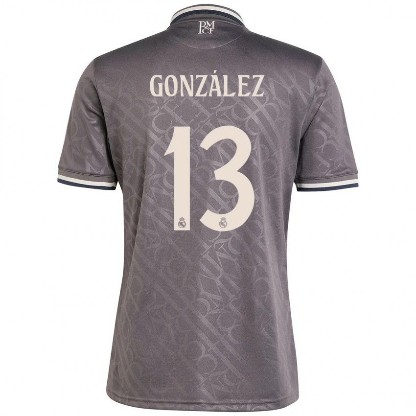 Criança Camisola Fran González #13 Carvão Terceiro 2024/25 Camisa Brasil