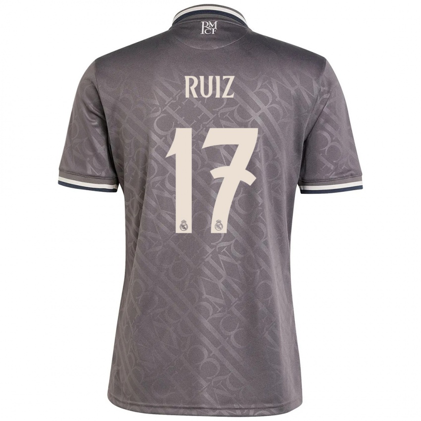 Criança Camisola David Ruiz #17 Carvão Terceiro 2024/25 Camisa Brasil