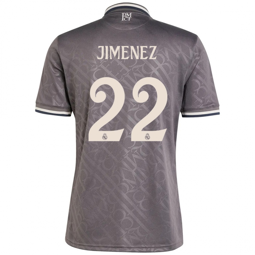 Criança Camisola David Jimenez #22 Carvão Terceiro 2024/25 Camisa Brasil