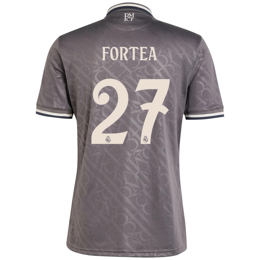 Criança Camisola Jesús Fortea #27 Carvão Terceiro 2024/25 Camisa Brasil