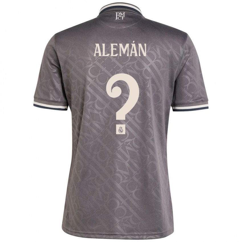 Criança Camisola Alexander Alemán #0 Carvão Terceiro 2024/25 Camisa Brasil