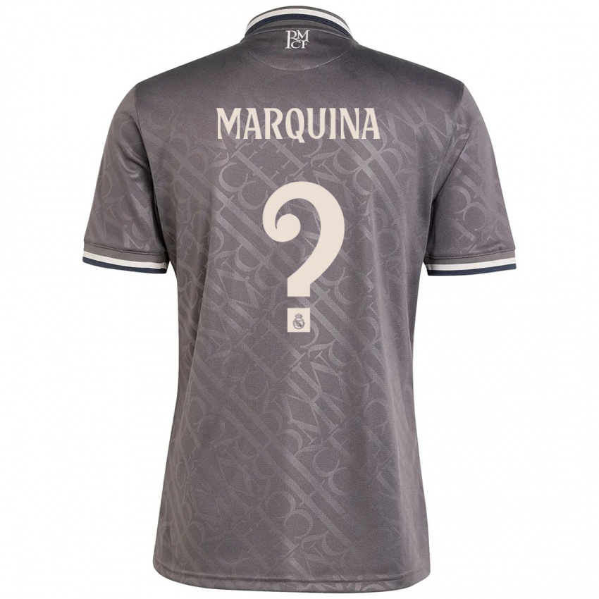 Criança Camisola Guillermo Marquina #0 Carvão Terceiro 2024/25 Camisa Brasil