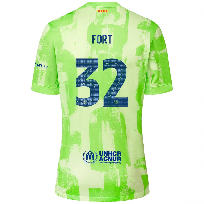 Criança Camisola Héctor Fort #32 Lima Terceiro 2024/25 Camisa Brasil