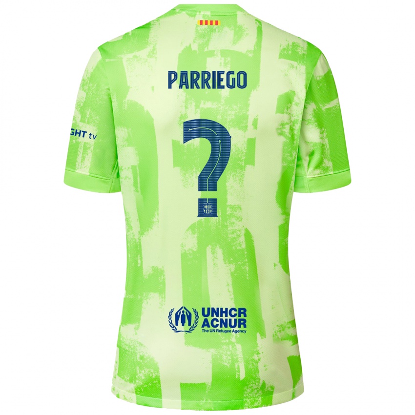 Criança Camisola Marcos Parriego #0 Lima Terceiro 2024/25 Camisa Brasil