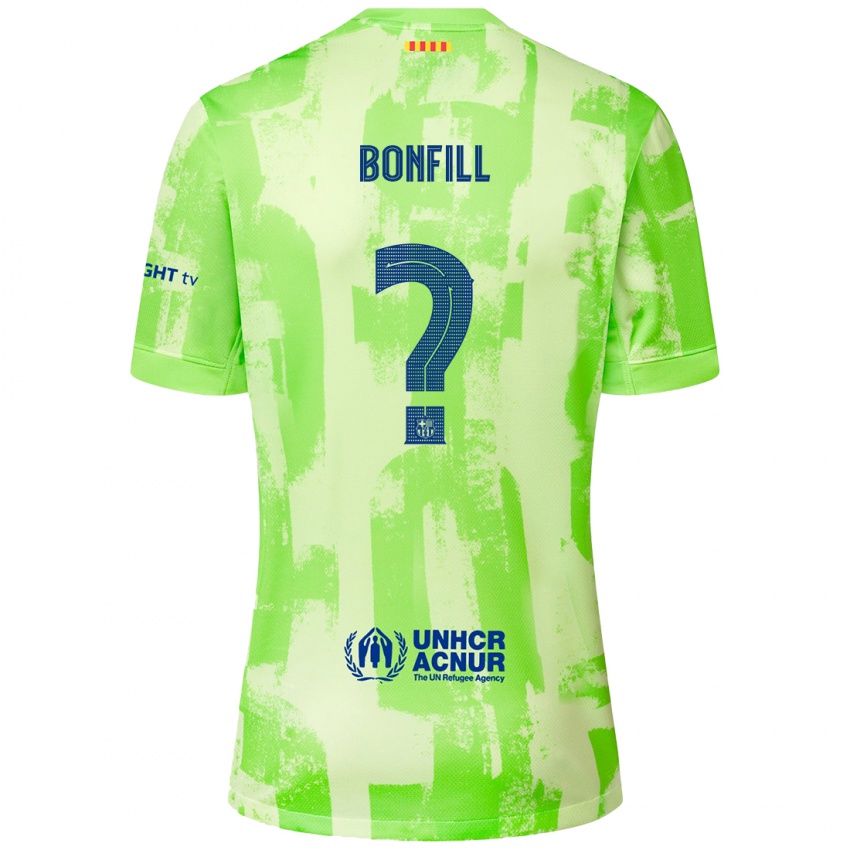 Criança Camisola Max Bonfill #0 Lima Terceiro 2024/25 Camisa Brasil