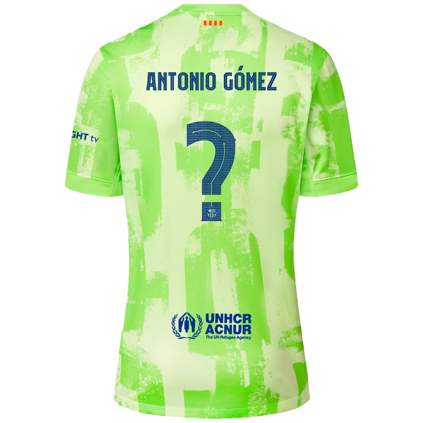 Criança Camisola Antonio Gómez #0 Lima Terceiro 2024/25 Camisa Brasil