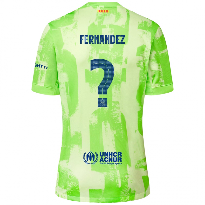 Criança Camisola Pedro Fernández #0 Lima Terceiro 2024/25 Camisa Brasil