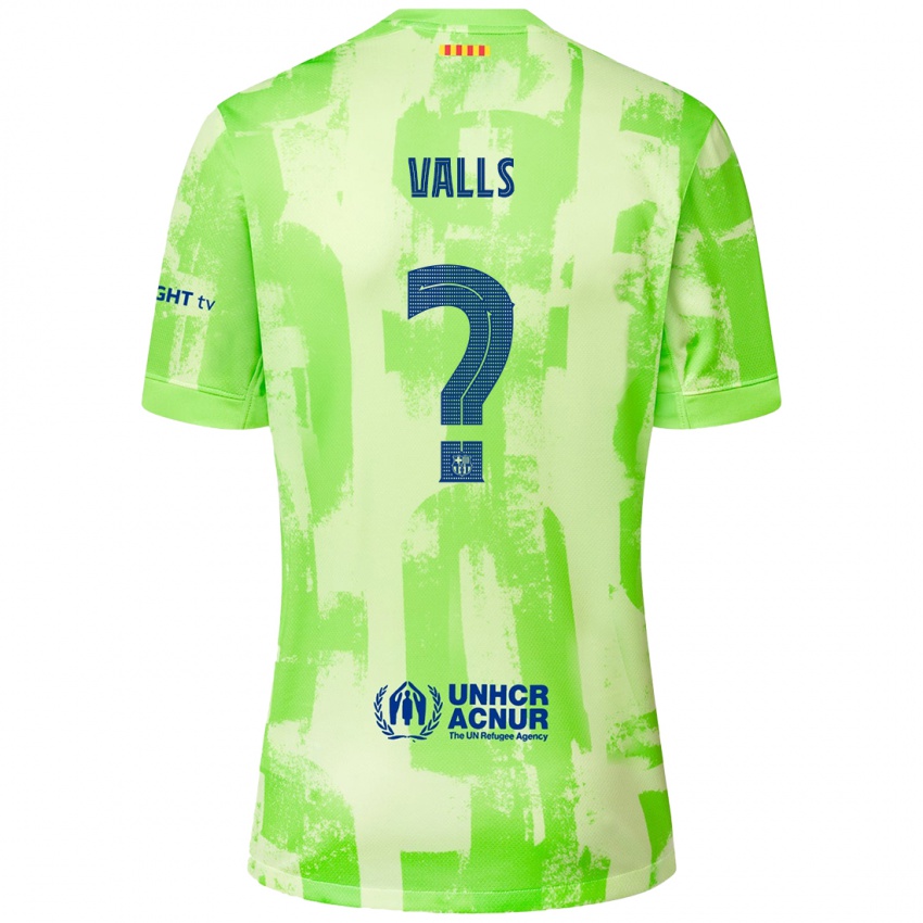 Criança Camisola Gerard Valls #0 Lima Terceiro 2024/25 Camisa Brasil