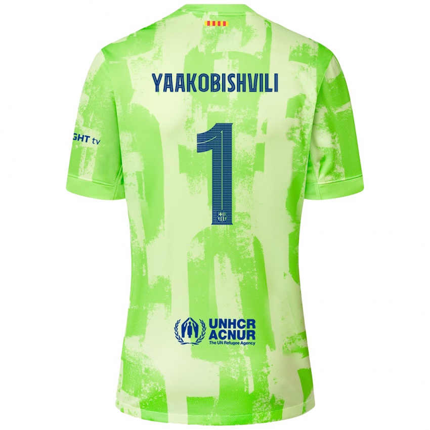 Criança Camisola Áron Yaakobishvili #1 Lima Terceiro 2024/25 Camisa Brasil