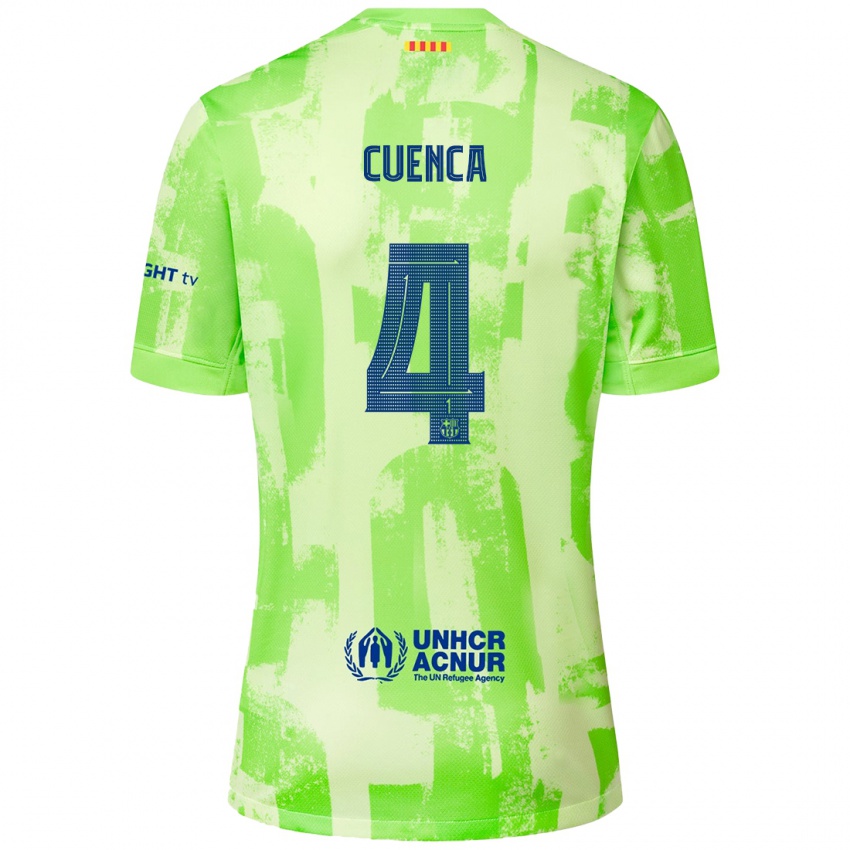 Criança Camisola Andrés Cuenca #4 Lima Terceiro 2024/25 Camisa Brasil