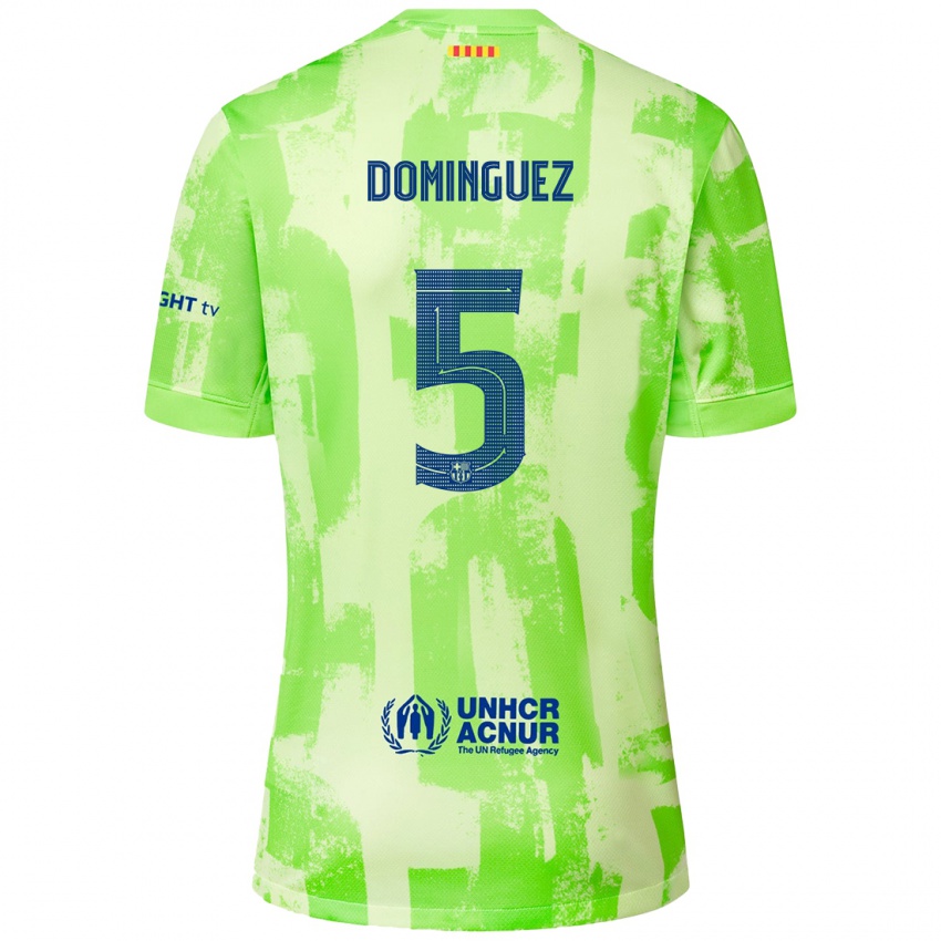 Criança Camisola Sergi Dominguez #5 Lima Terceiro 2024/25 Camisa Brasil