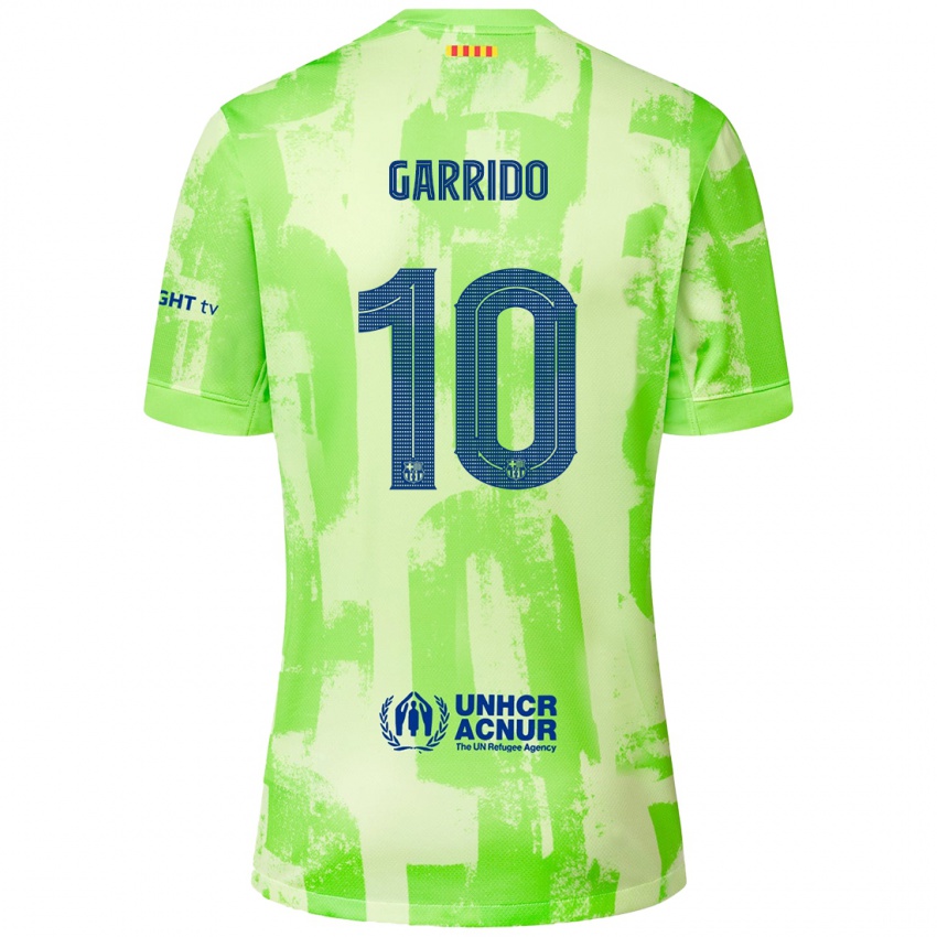 Criança Camisola Aleix Garrido #10 Lima Terceiro 2024/25 Camisa Brasil