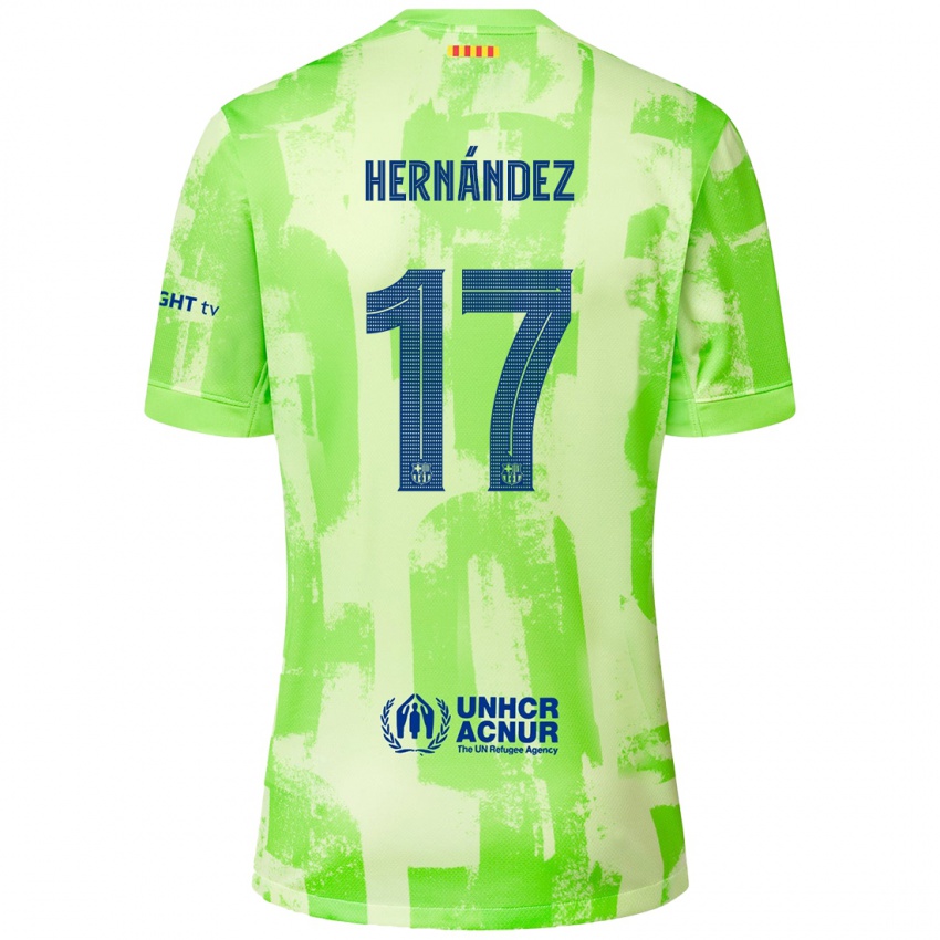 Criança Camisola Juan Hernández #17 Lima Terceiro 2024/25 Camisa Brasil