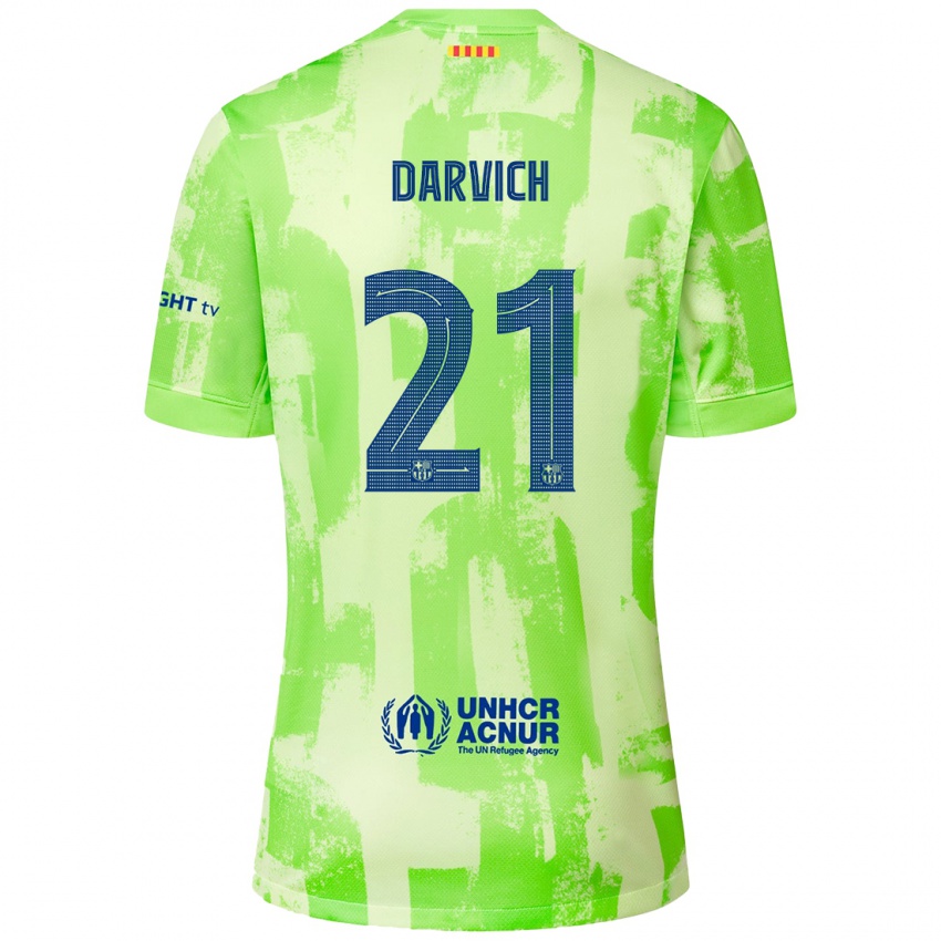 Criança Camisola Noah Darvich #21 Lima Terceiro 2024/25 Camisa Brasil