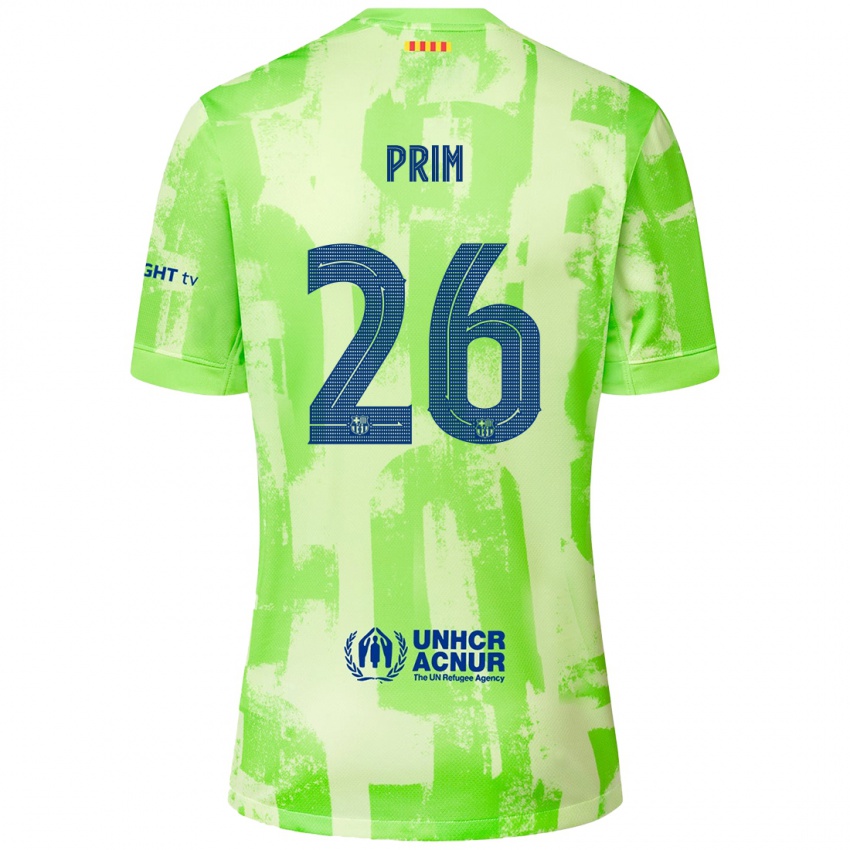 Criança Camisola Pau Prim #26 Lima Terceiro 2024/25 Camisa Brasil