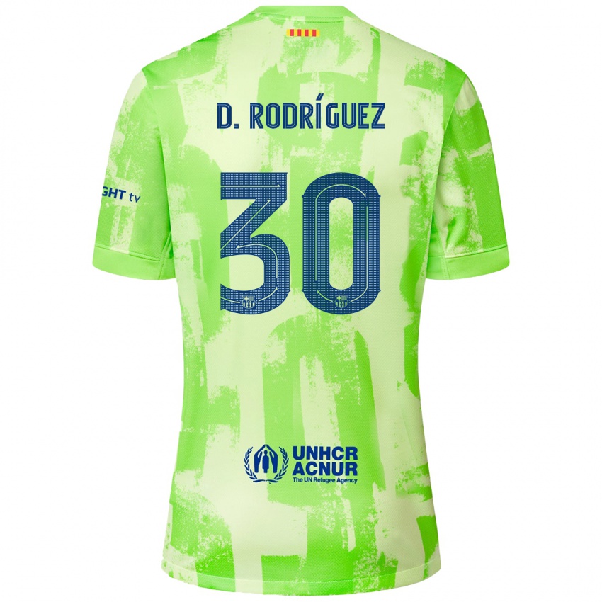 Criança Camisola Dani Rodríguez #30 Lima Terceiro 2024/25 Camisa Brasil