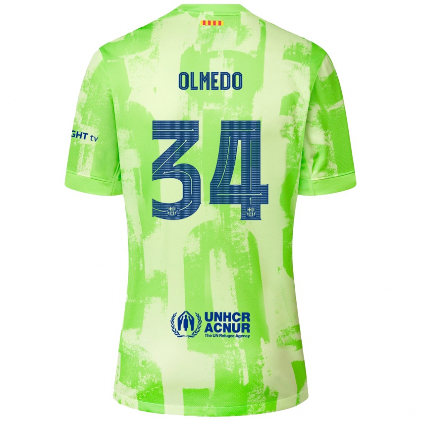 Criança Camisola Alexis Olmedo #34 Lima Terceiro 2024/25 Camisa Brasil