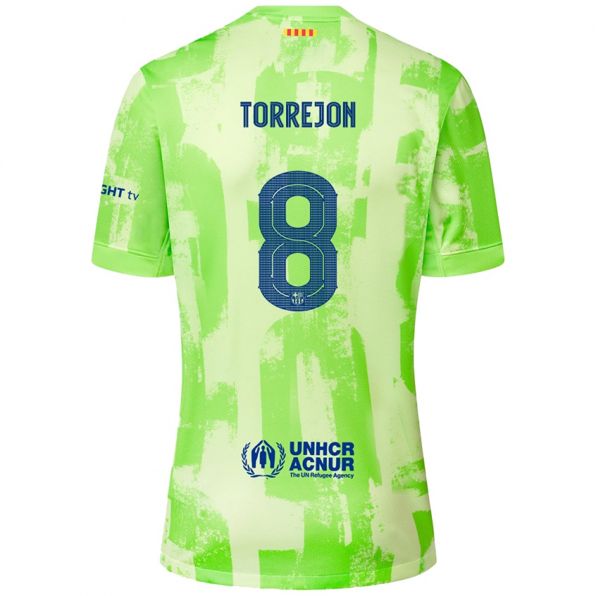 Criança Camisola Marta Torrejón #8 Lima Terceiro 2024/25 Camisa Brasil