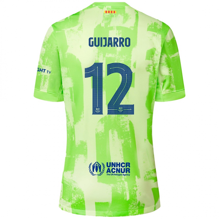 Criança Camisola Patricia Guijarro #12 Lima Terceiro 2024/25 Camisa Brasil