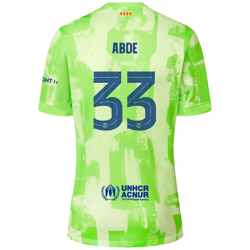 Criança Camisola Ez Abde #33 Lima Terceiro 2024/25 Camisa Brasil