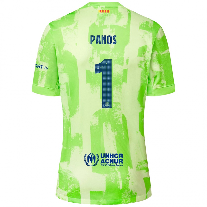 Criança Camisola Sandra Panos #1 Lima Terceiro 2024/25 Camisa Brasil