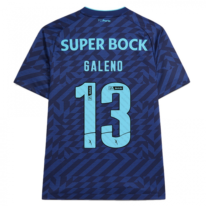 Criança Camisola Galeno #13 Azul-Marinho Terceiro 2024/25 Camisa Brasil