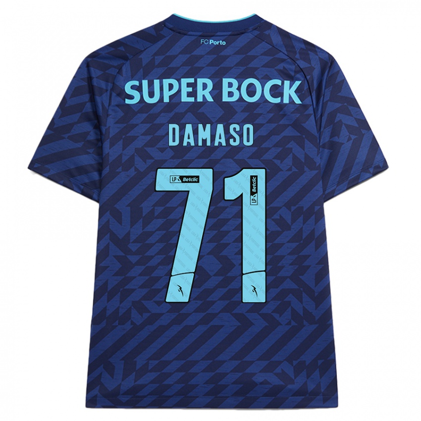 Criança Camisola Nico Damaso #71 Azul-Marinho Terceiro 2024/25 Camisa Brasil