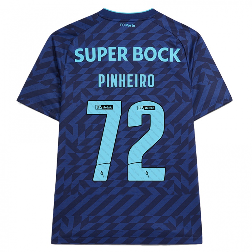 Criança Camisola Rodrigo Pinheiro #72 Azul-Marinho Terceiro 2024/25 Camisa Brasil