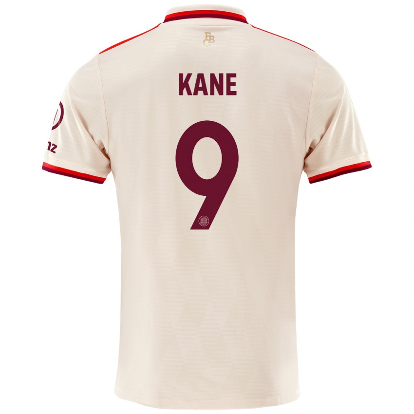 Criança Camisola Harry Kane #9 Linho Terceiro 2024/25 Camisa Brasil