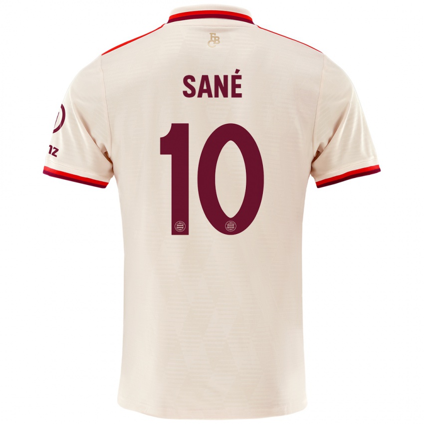 Criança Camisola Leroy Sane #10 Linho Terceiro 2024/25 Camisa Brasil