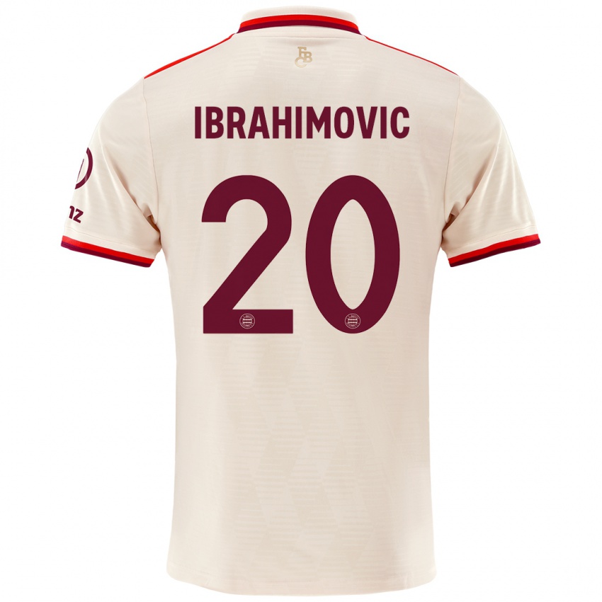 Criança Camisola Arijon Ibrahimovic #20 Linho Terceiro 2024/25 Camisa Brasil