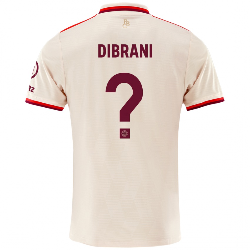 Criança Camisola Benjamin Dibrani #0 Linho Terceiro 2024/25 Camisa Brasil