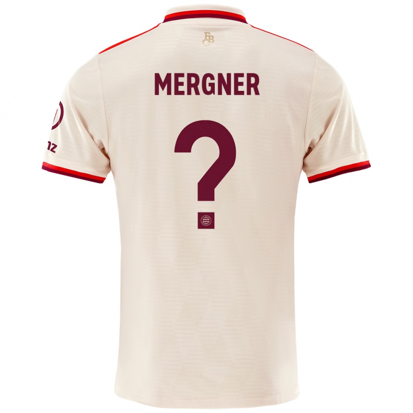 Criança Camisola Max Mergner #0 Linho Terceiro 2024/25 Camisa Brasil