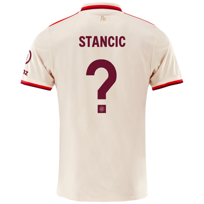 Criança Camisola Luca Stancic #0 Linho Terceiro 2024/25 Camisa Brasil