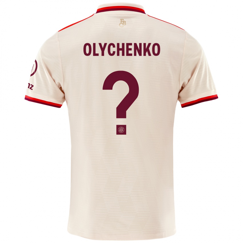 Criança Camisola Bogdan Olychenko #0 Linho Terceiro 2024/25 Camisa Brasil