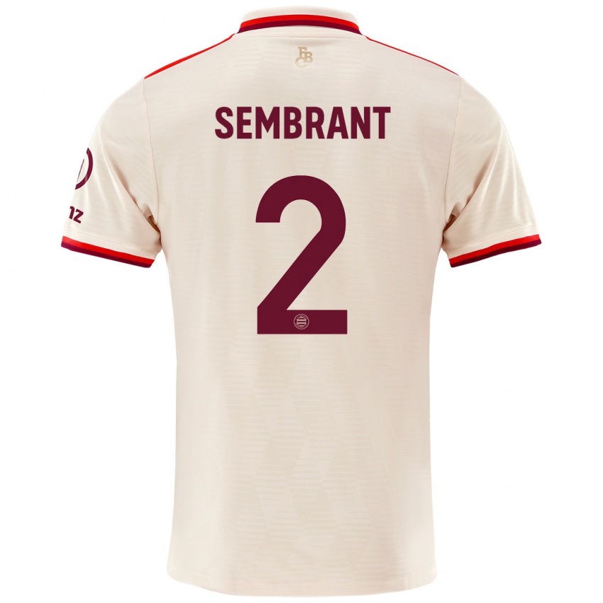 Criança Camisola Linda Sembrant #2 Linho Terceiro 2024/25 Camisa Brasil