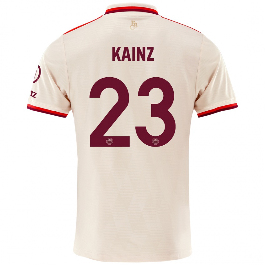 Criança Camisola Manuel Kainz #23 Linho Terceiro 2024/25 Camisa Brasil