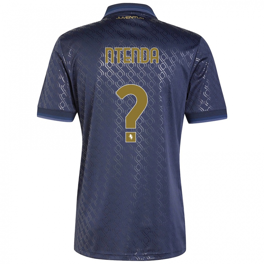 Criança Camisola Jean-Claude Ntenda #0 Azul-Marinho Terceiro 2024/25 Camisa Brasil