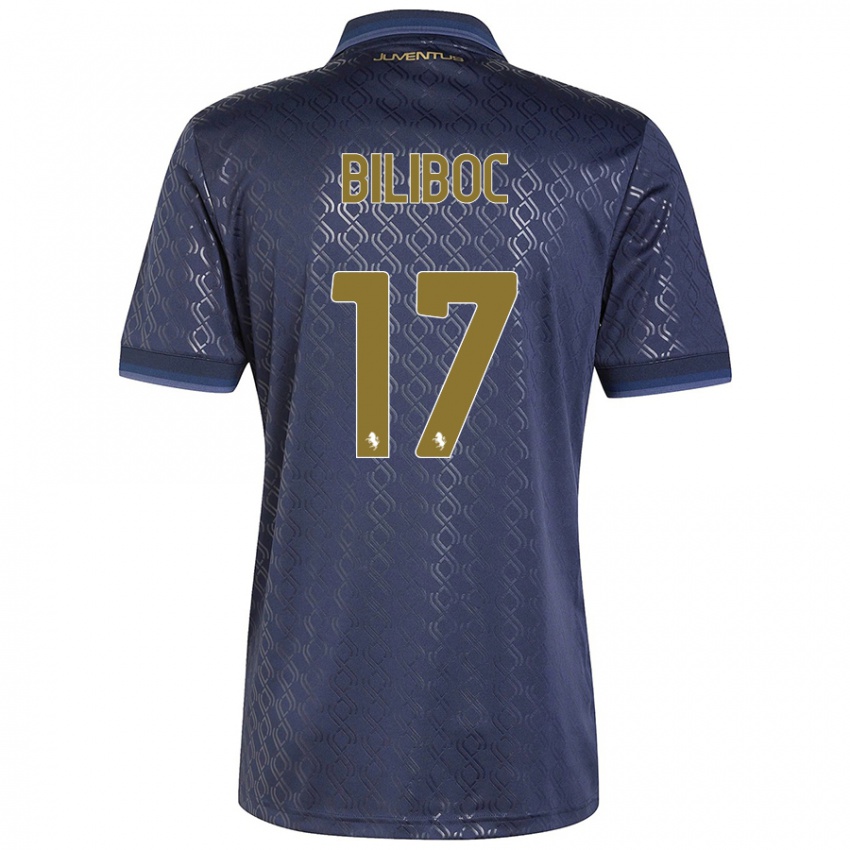 Criança Camisola Lorenzo Biliboc #17 Azul-Marinho Terceiro 2024/25 Camisa Brasil