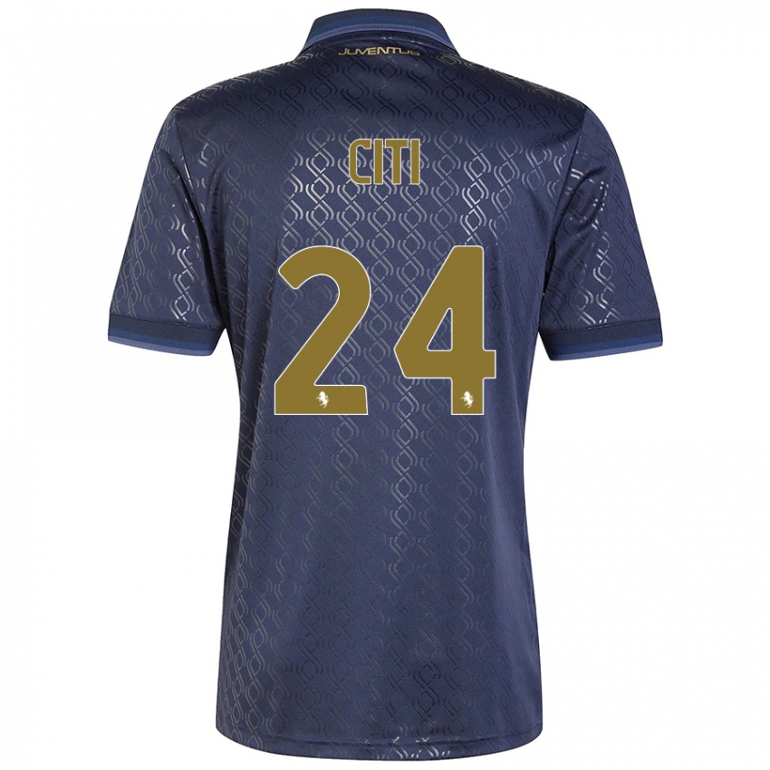 Criança Camisola Alessandro Citi #24 Azul-Marinho Terceiro 2024/25 Camisa Brasil