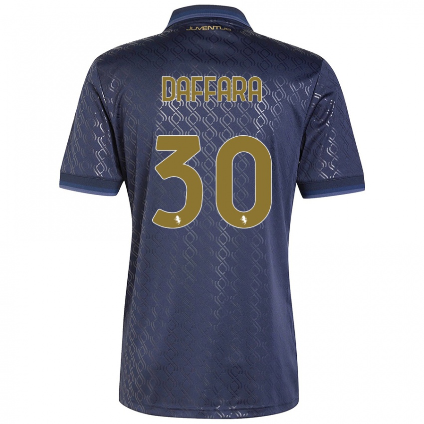 Criança Camisola Giovanni Daffara #30 Azul-Marinho Terceiro 2024/25 Camisa Brasil