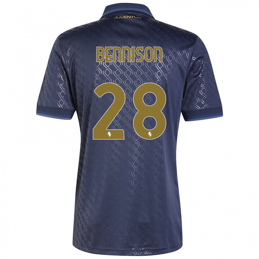 Criança Camisola Hanna Bennison #28 Azul-Marinho Terceiro 2024/25 Camisa Brasil