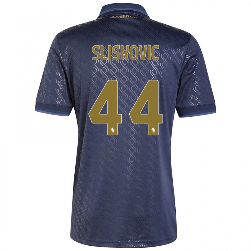 Criança Camisola Gloria Slišković #44 Azul-Marinho Terceiro 2024/25 Camisa Brasil