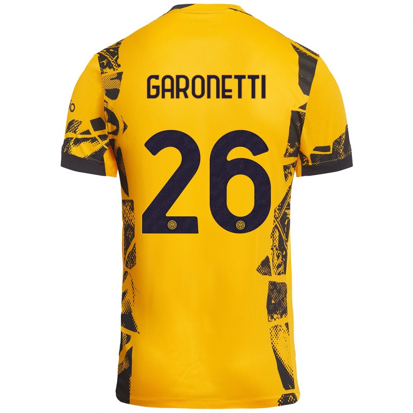 Criança Camisola Gabriele Garonetti #26 Ouro Preto Terceiro 2024/25 Camisa Brasil